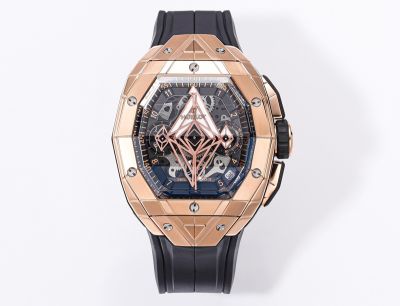 Hublot Big Band Sangbleu III 42mm Blue Dial Rose Gold Case 7750 Movement Lady and Men Watch